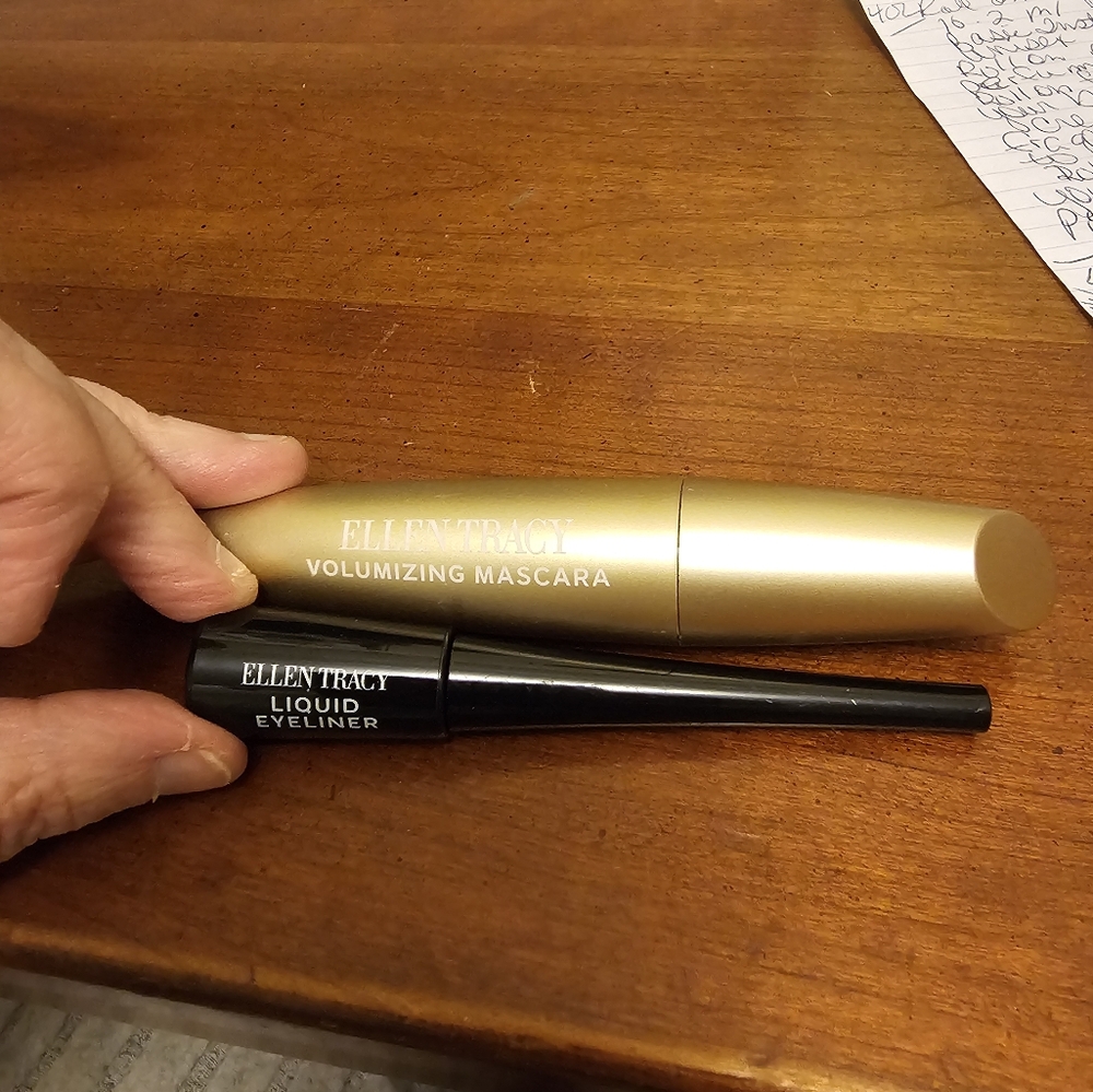 NEW. LIQUID EYELINER AND MASCARA. BOTH BLACK